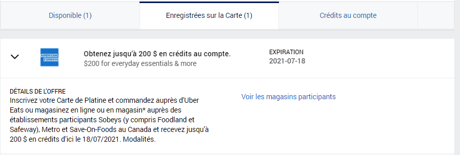 Platine Credit Uber