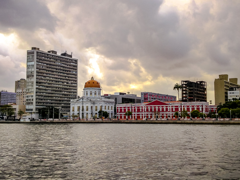 Recife Assemblee Nationale Du Pernambouc Vue Du Catamaran