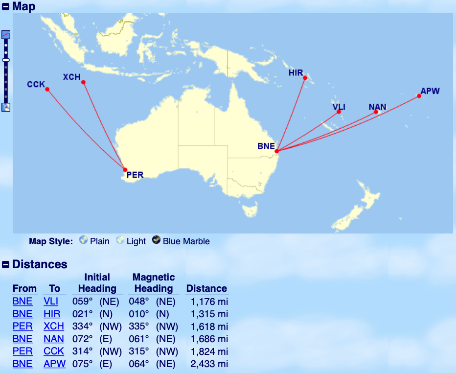 Sweetspots Virgin Australia