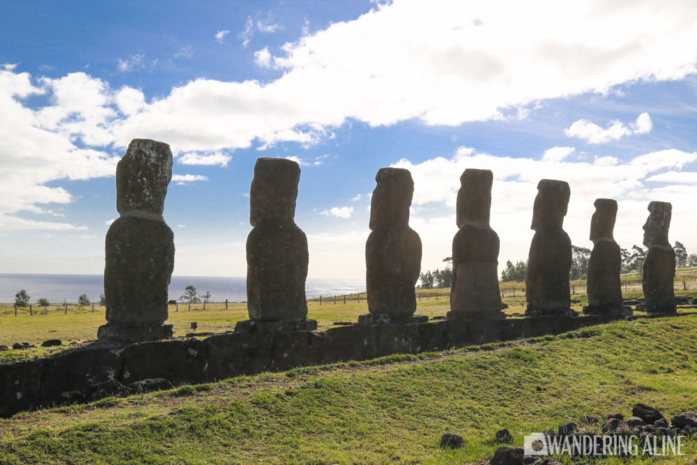 Ahu Akivi Face A L Ocean