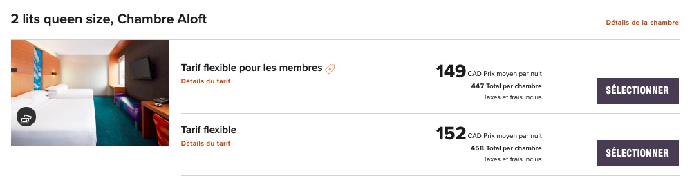 Aloft Yul Standard Fr