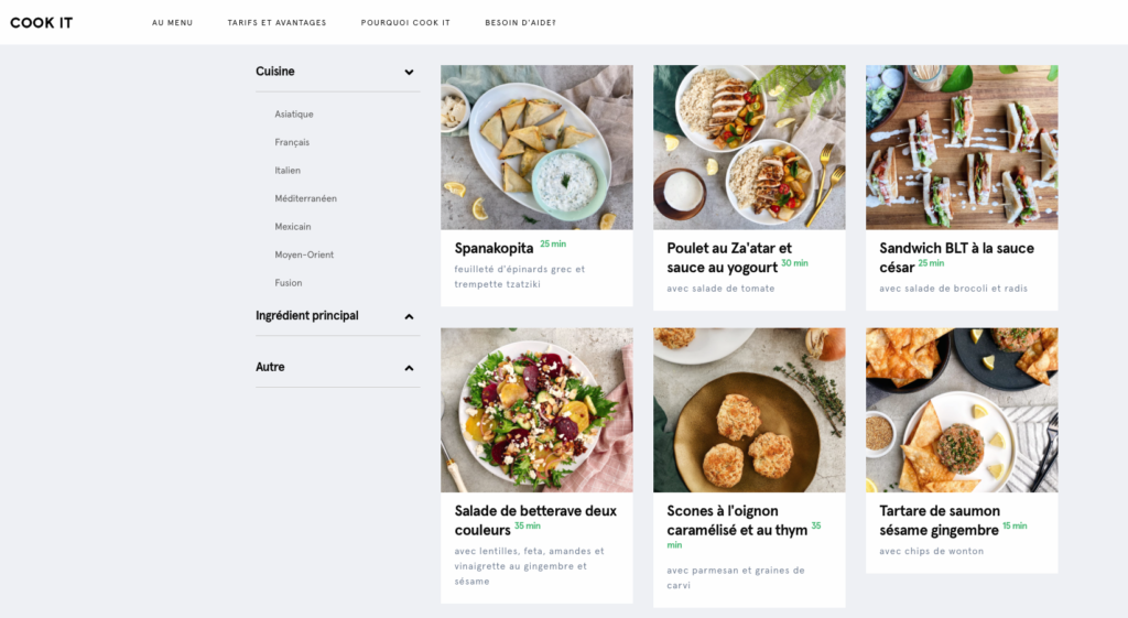 Cook It Recettes