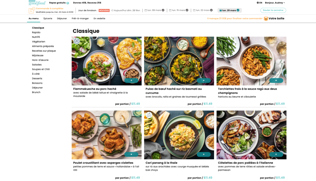 Marche Goodfood Recettes