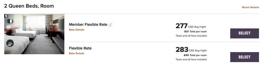 Marriott Yul Standard Fr