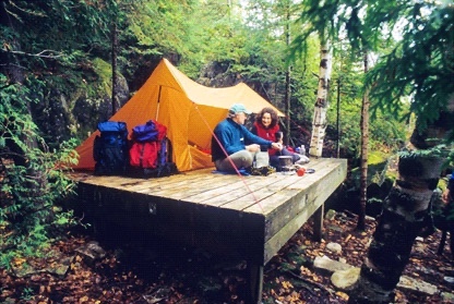 Camping en arrière-pays