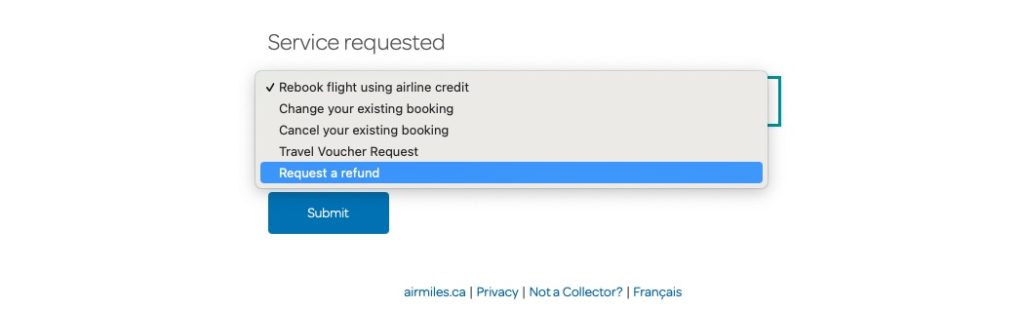 Air Miles Covid Cash Back En