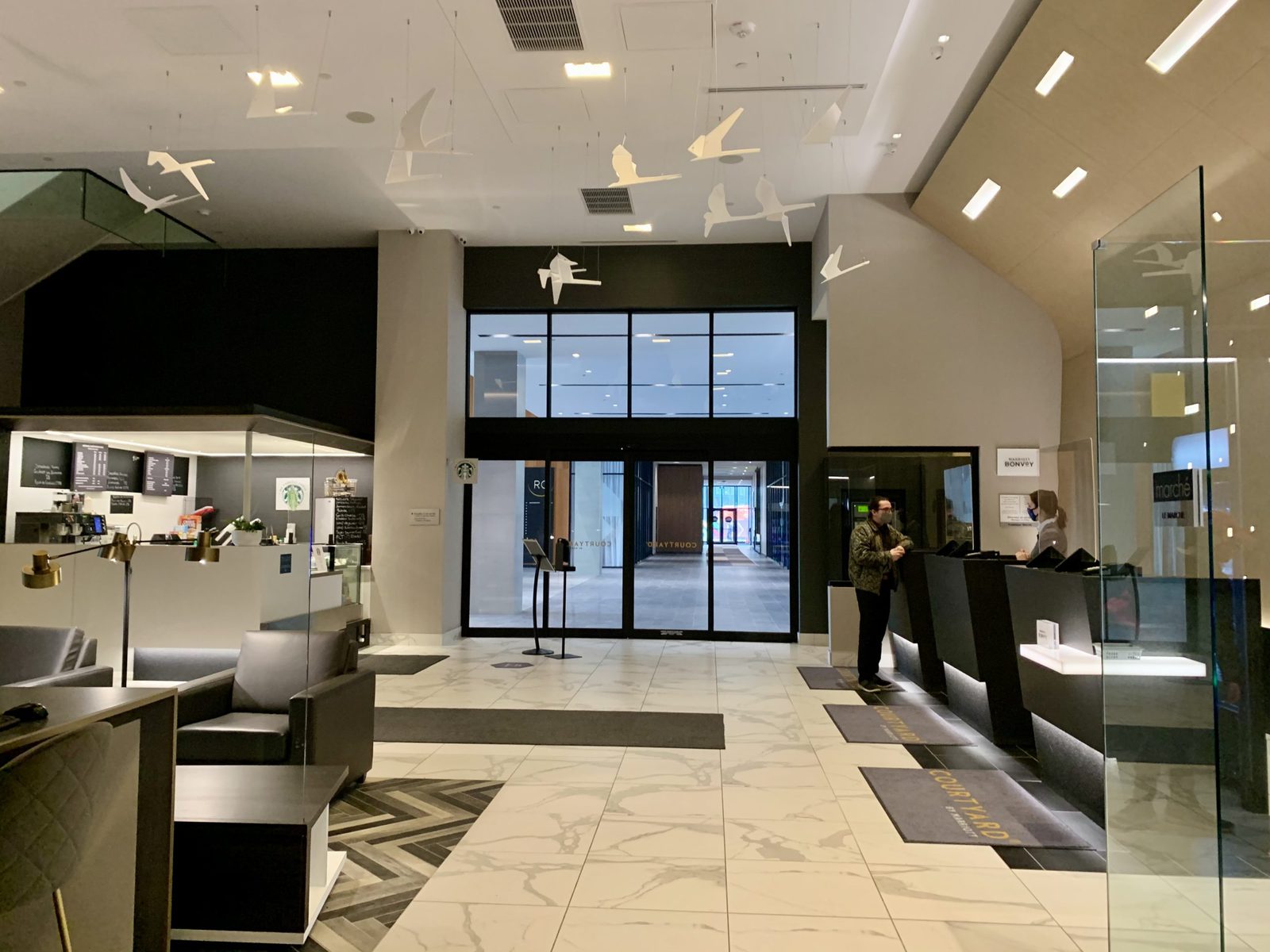 Réception du Courtyard Brossard