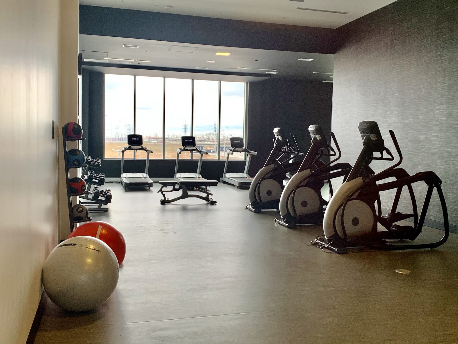 Salle d’exercices du Courtyard Brossard