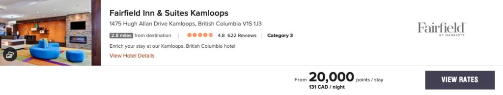 Fairfield Inn Suites Kamloops Points