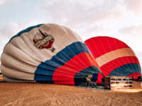 Montgolfières à terre