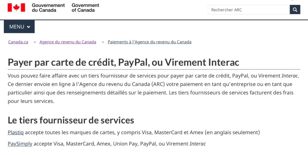 Paysimply Arc Fr
