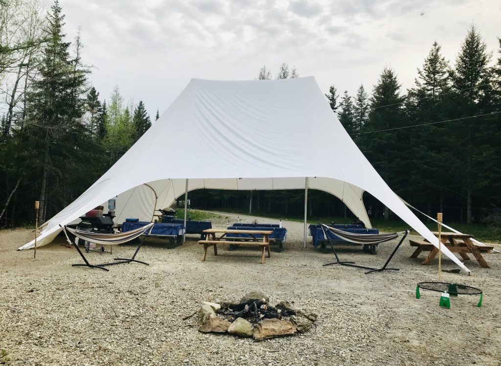 tente pour cantine extérieure