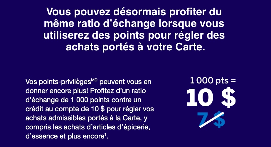 Changement Points Privileges Details Fr