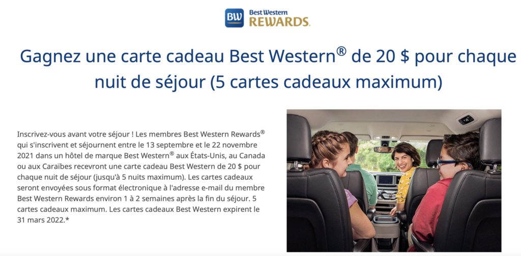 promo bw rush automne fr