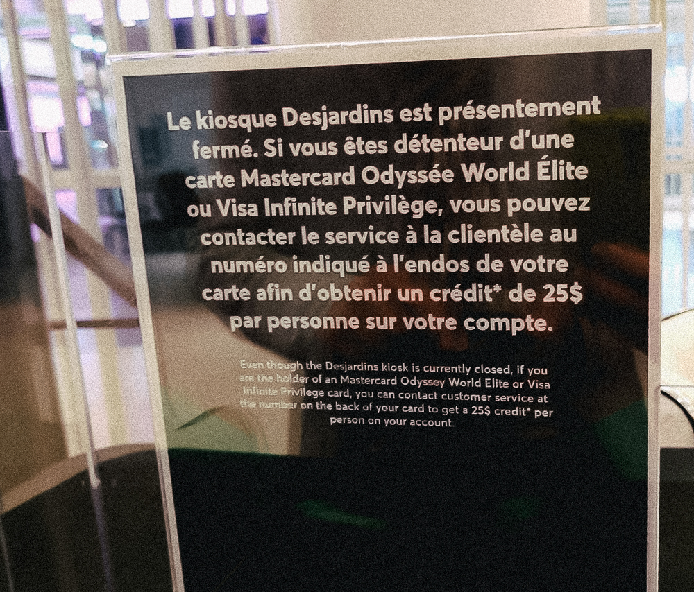 Credit Salon Desjardins