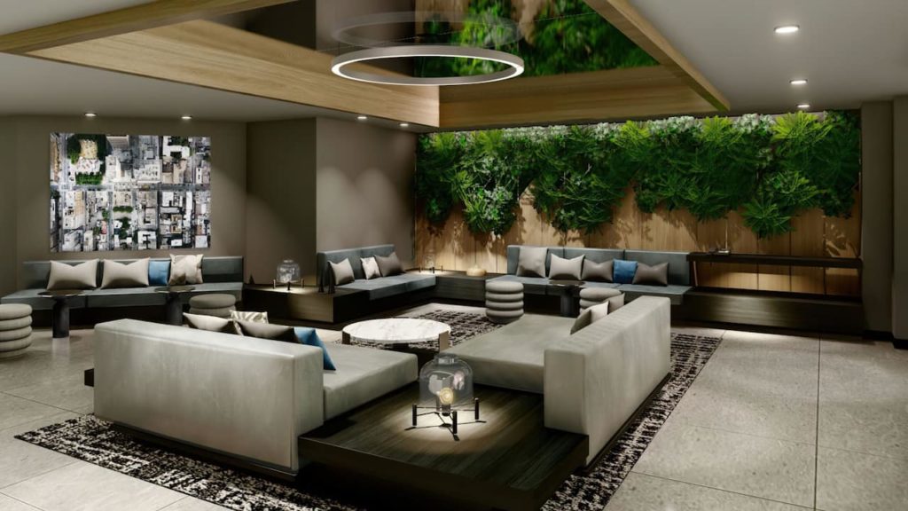 Hyatt Place Montreal Downtown Lounge. X