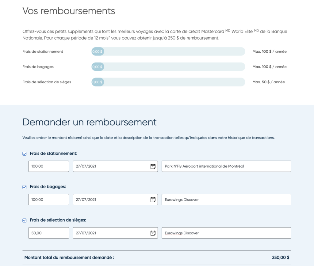 Reimbursement of travel expenses NCB