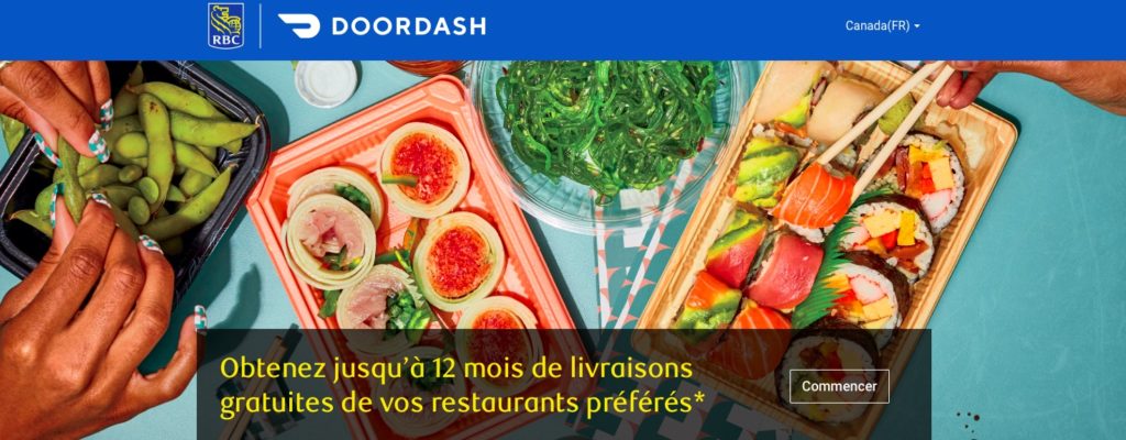 doordash rbc promo fr