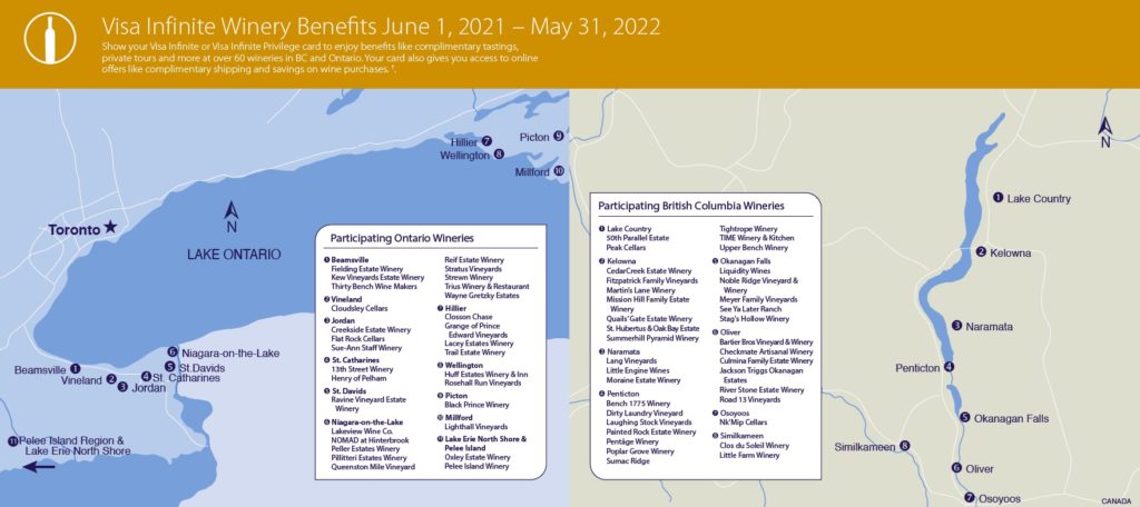privileges vinicoles visa infinite fr