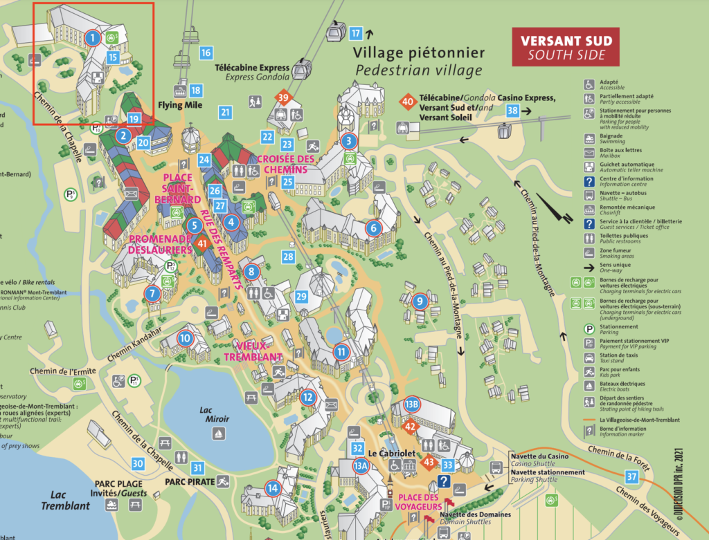 Carte Fairmont Tremblant