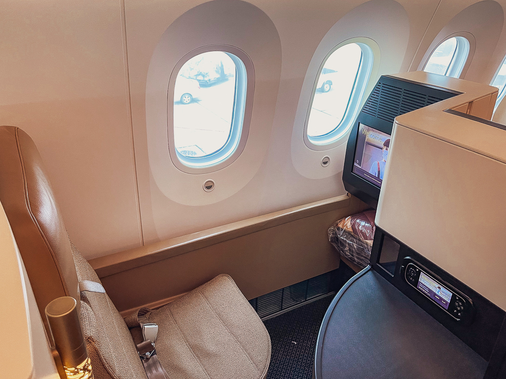 Etihad Business Class