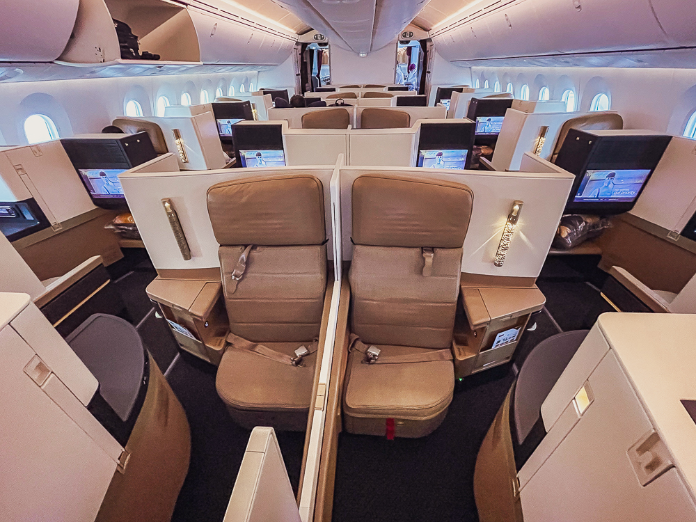 Etihad Business Class