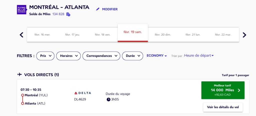 af flying blue yul atl delta fr