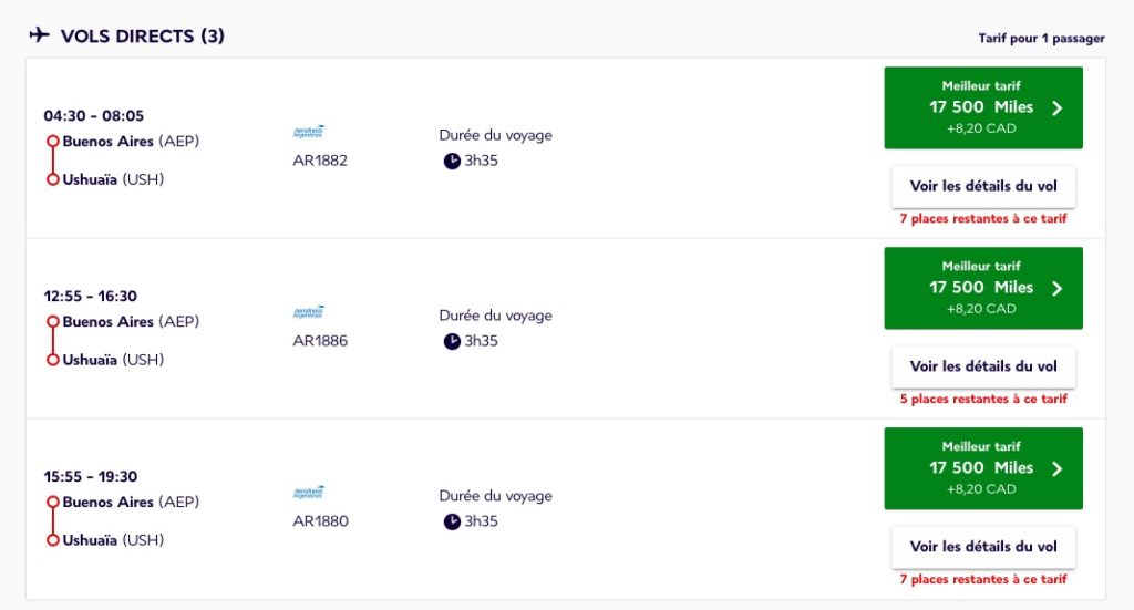 flying blue aep ush fr