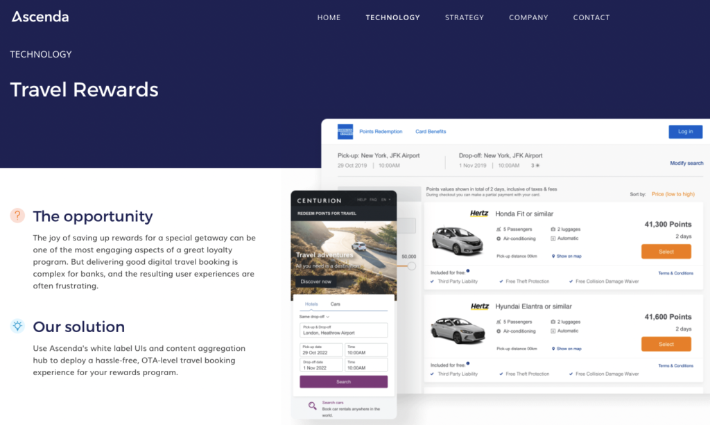 Ascenda Loyalty program