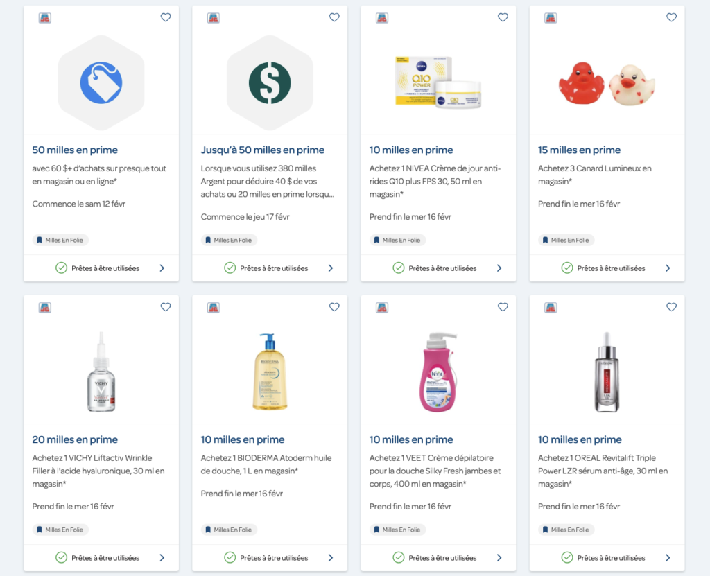 Offres Milles en folie Jean Coutu