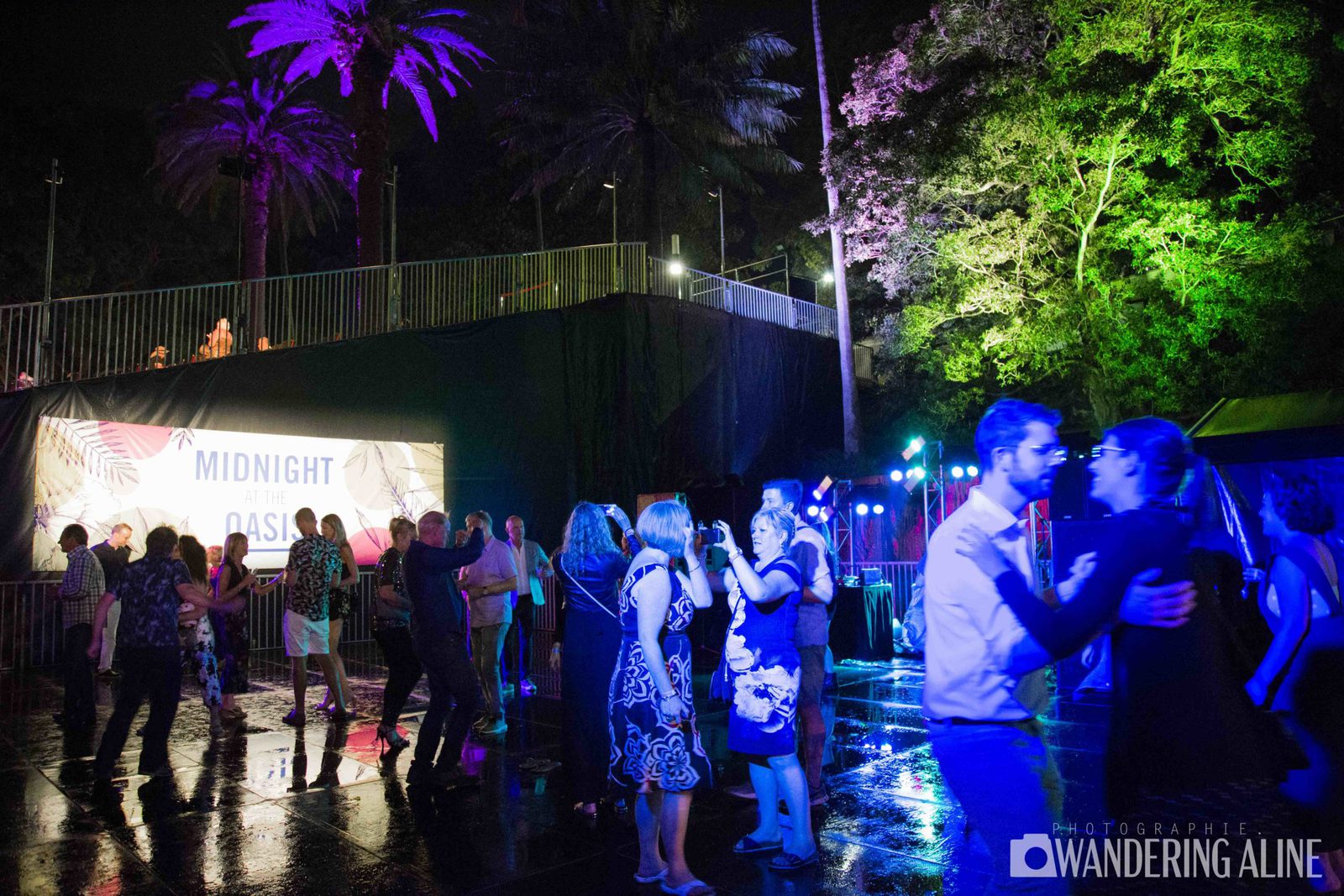 Piste de danse et estrade