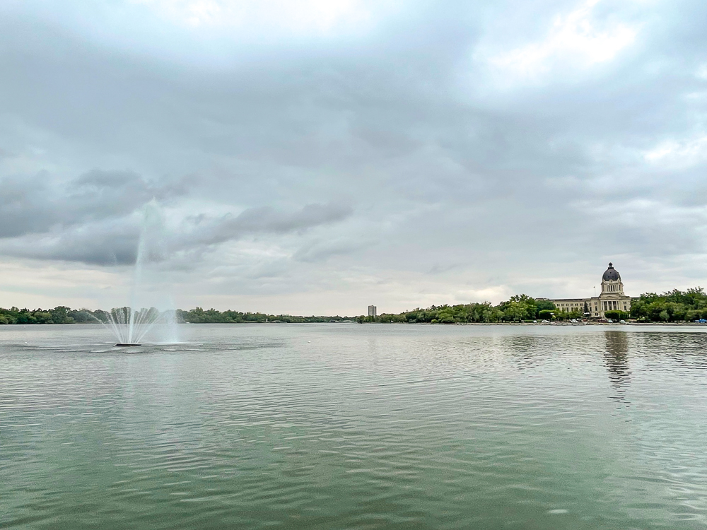 Lac Wascana et Assemblée législative de la Saskatchewan