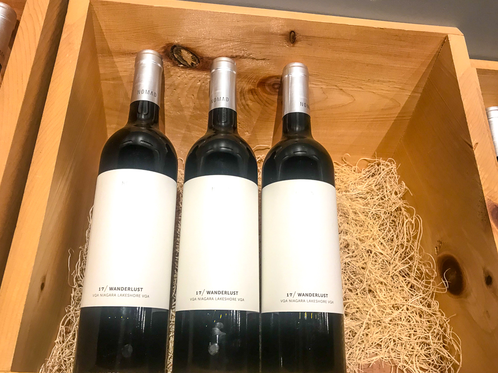 Vignobles Niagara - bouteilles du Nomad à colorier