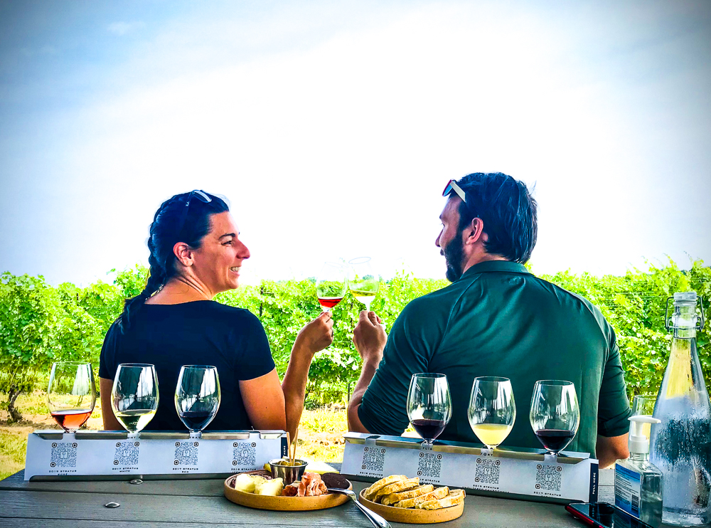 Dégustation deux personnes au Vignobles Niagara - Stratus