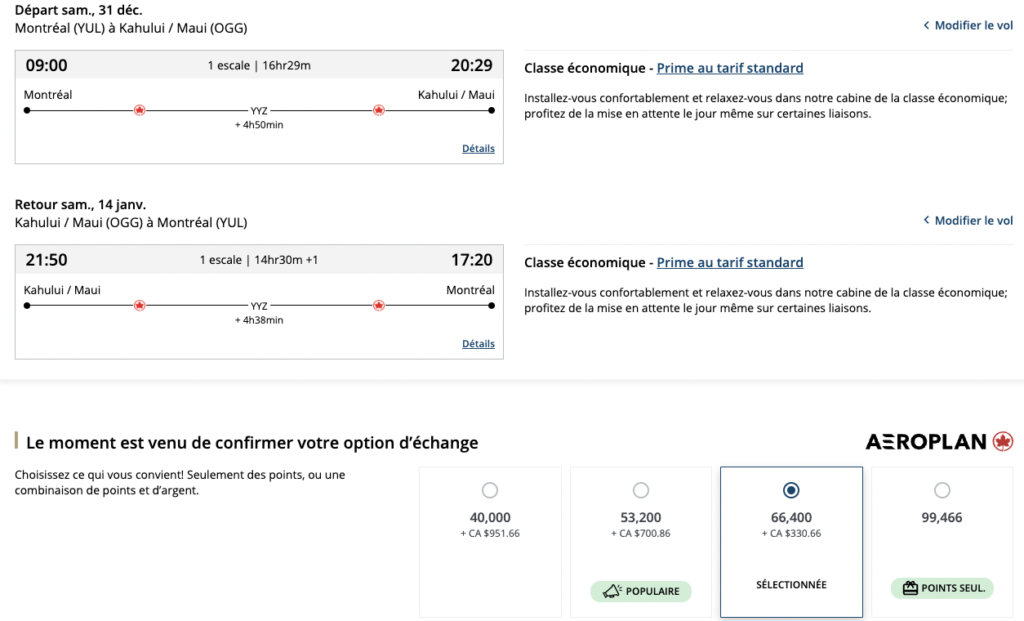 Yul Ogg Aéroplan Fêtes