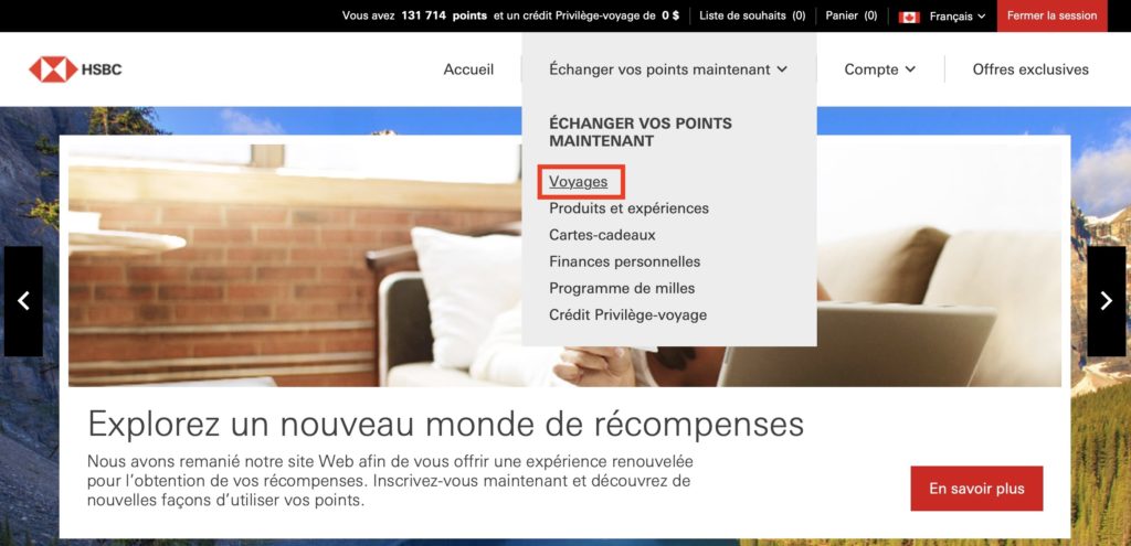 accueil voyages hsbc fr