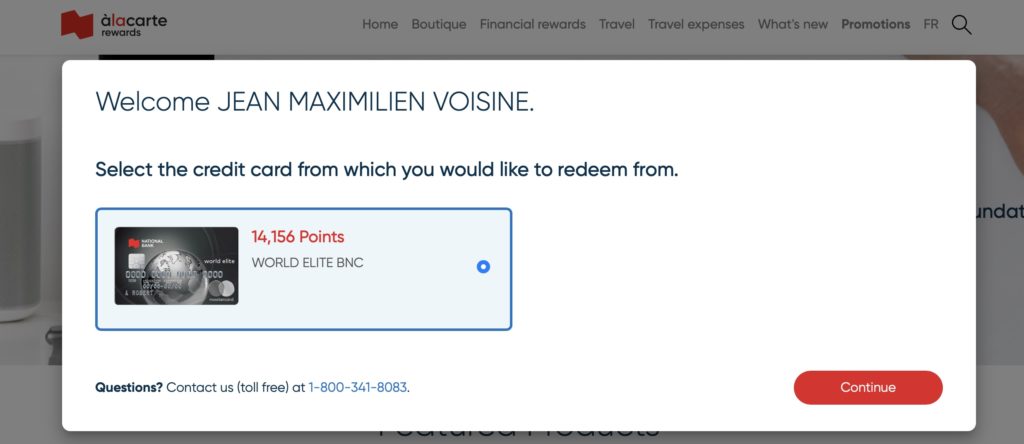exchange points bnc card fr