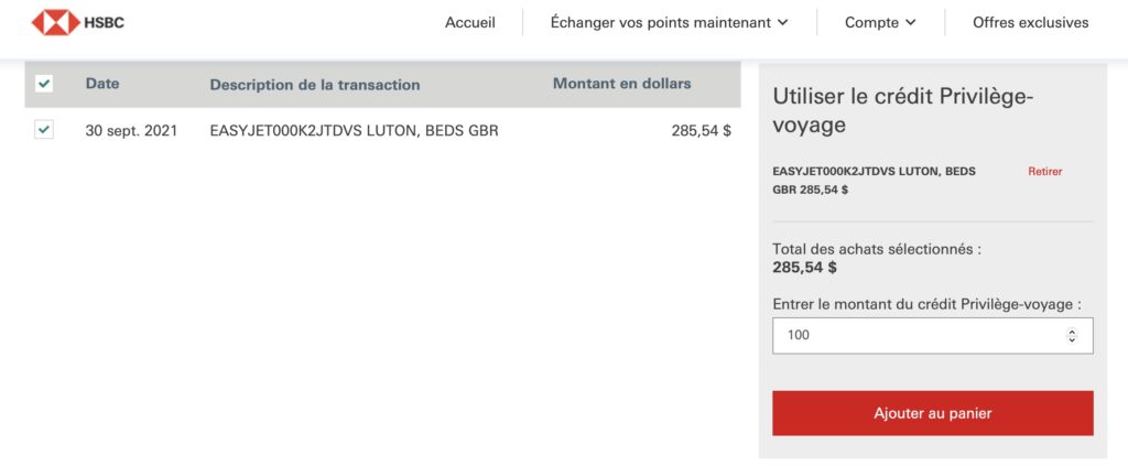 utiliser credit voyage hsbc fr