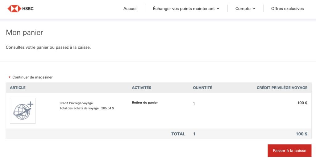 utiliser credit voyage panier hsbc fr