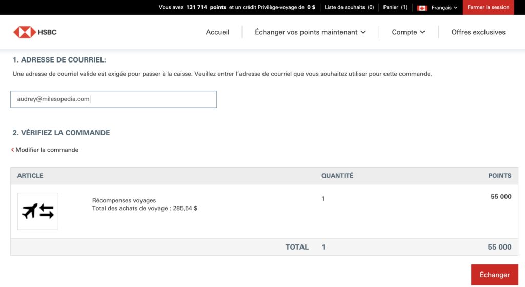 utiliser voyages confirmation hsbc fr