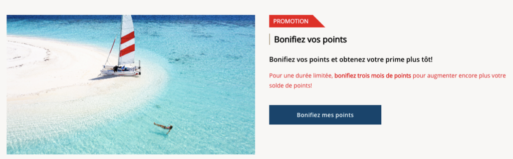 Bonifiez vos points
