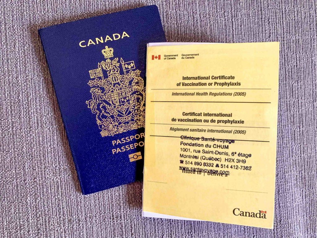 Certificat vaccination fièvre jaune