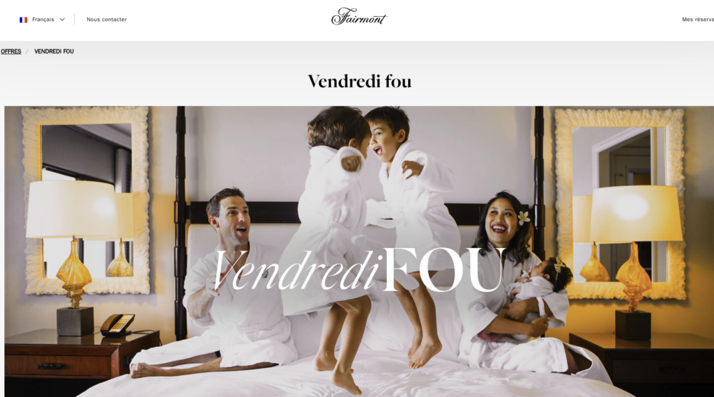 Fairmont Vendredi Fou