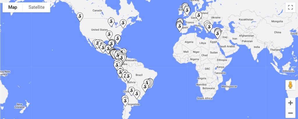 Selina carte hôtels