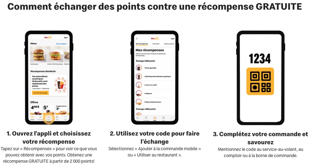 recompenses monmcdo app fr