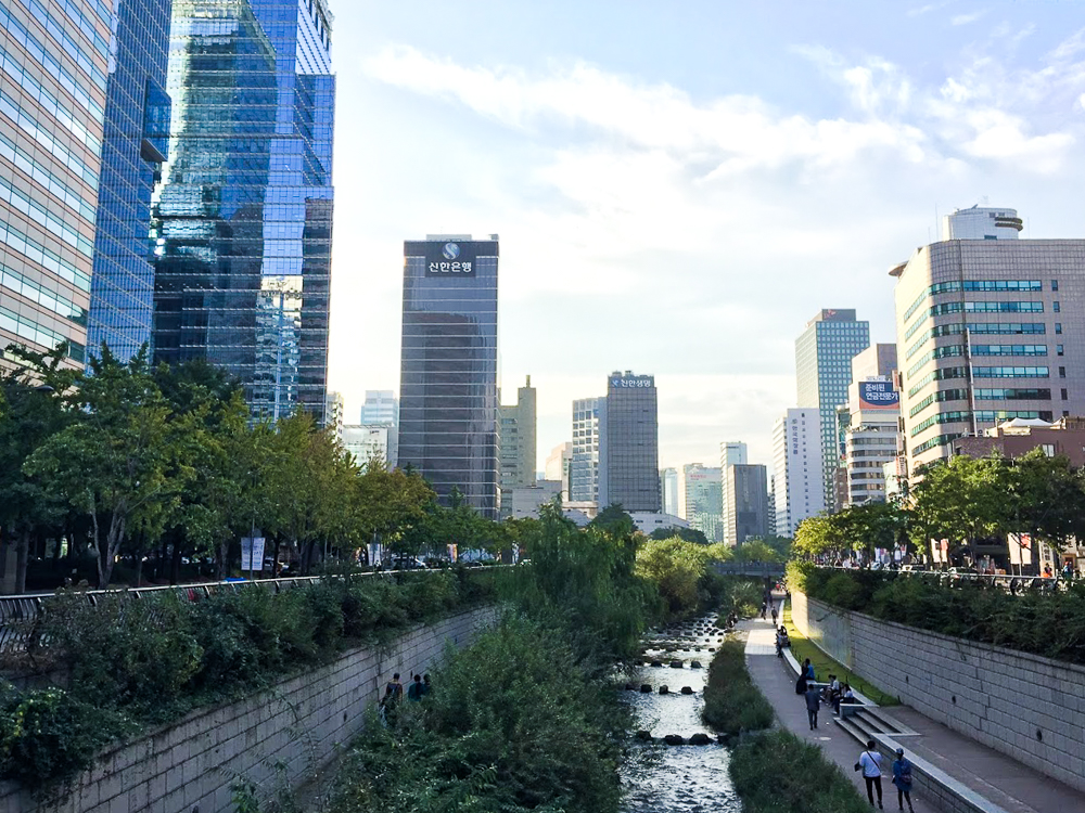 Promenade Séoul Corée du Sud