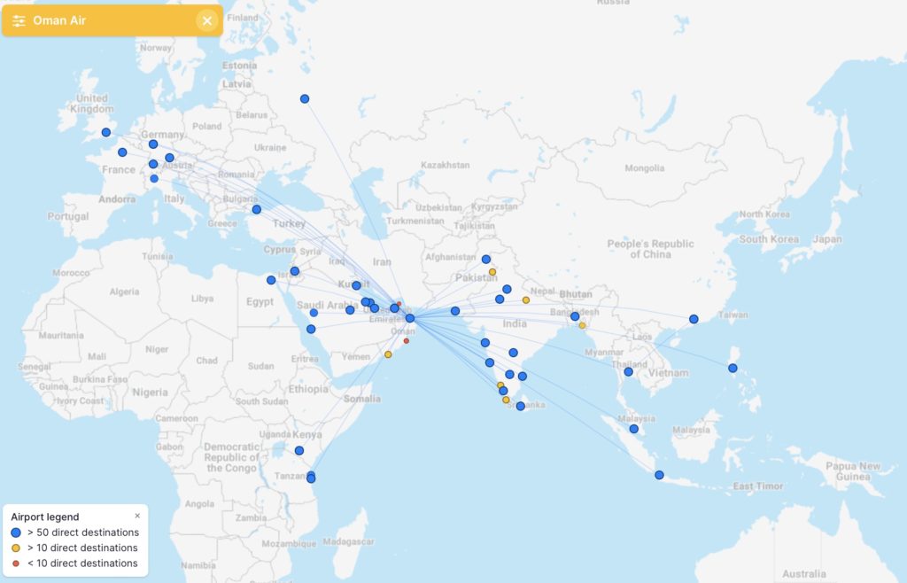 oman air flightconnections