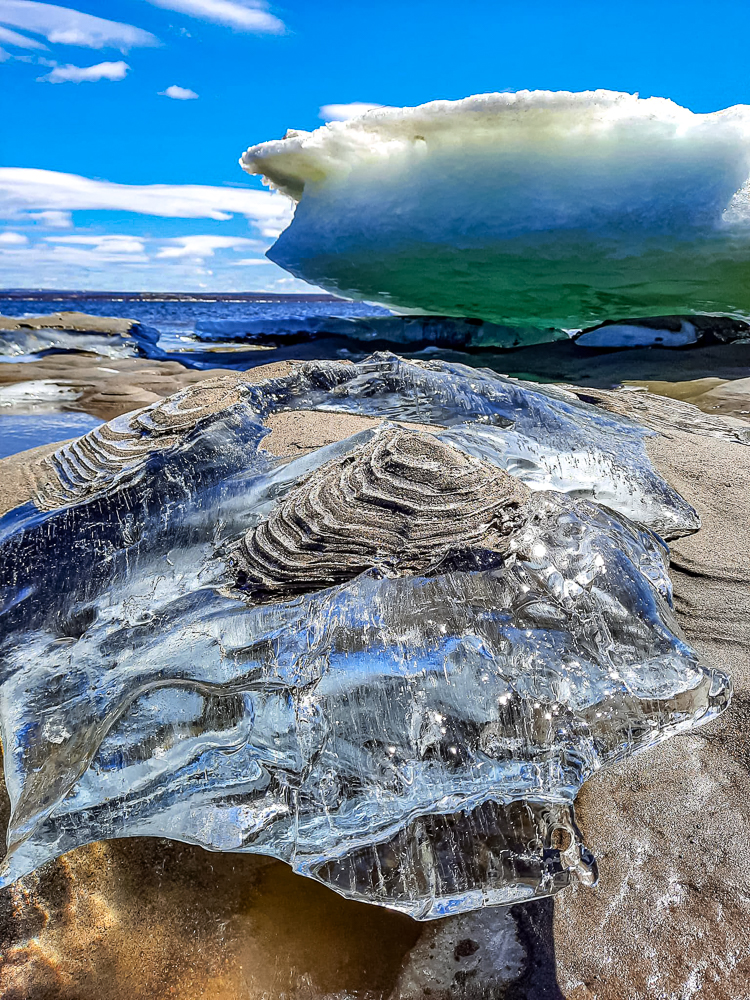 La fonte des glaces le long de la rivière Koksoak - Crédit Photo Maxence Chavanne