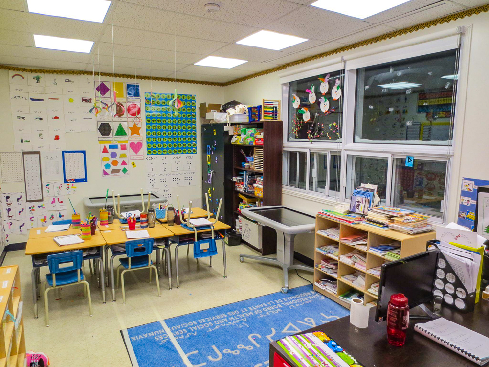Une classe de l'école primaire d'Aupaluk - Crédit Photo Gabriel Lacoste-Piotte