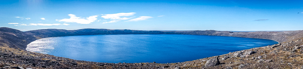 Le fameux cratère de Pingaluit et la rivière Pingualuk - Crédit Photo Catherine Boivin